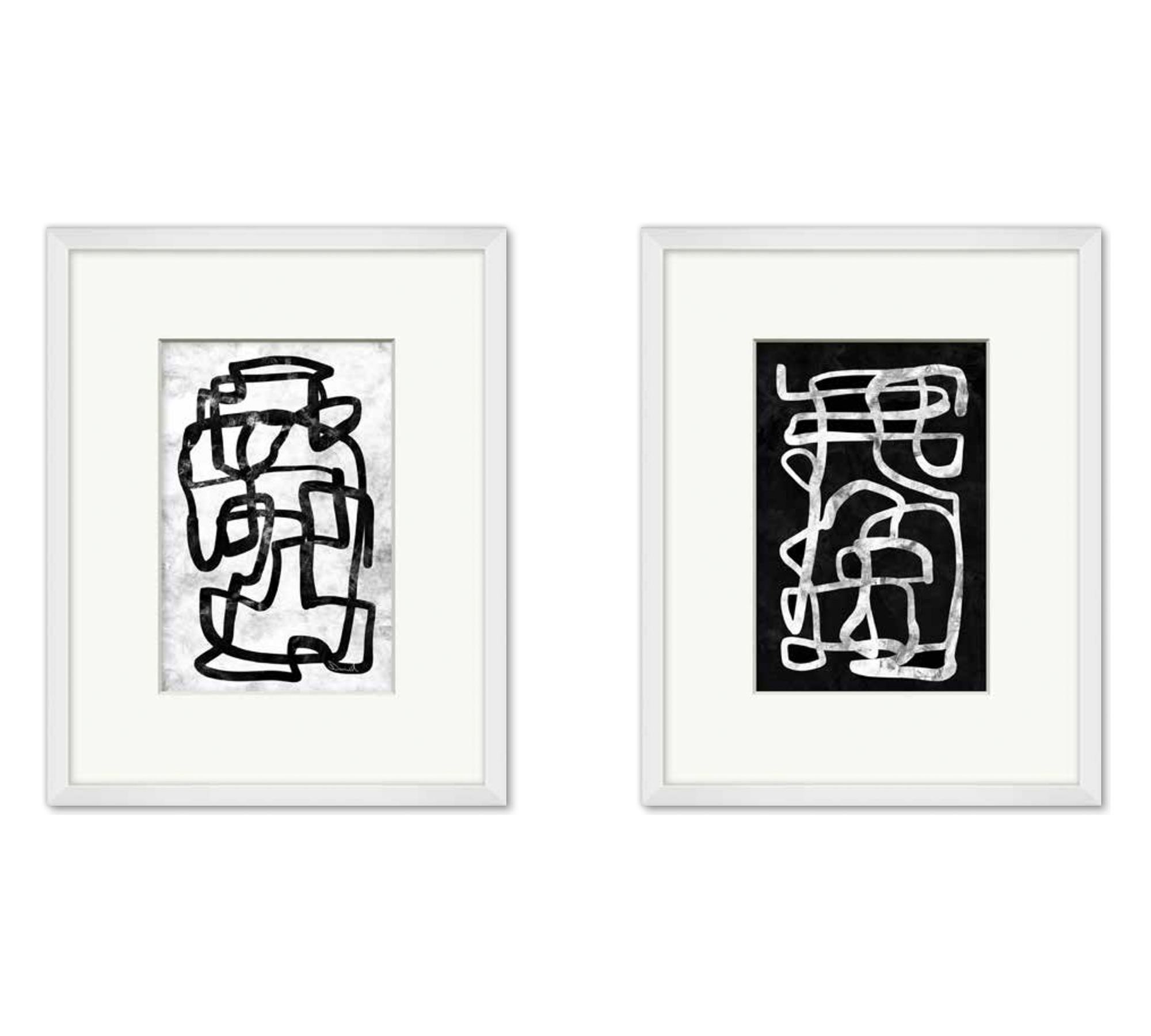 Connective Lines Framed Prints