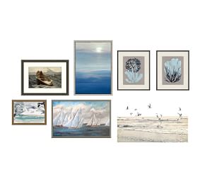 Classic Coastal Gallery Wall | Pottery Barn