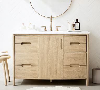 Manzanita 48" Single Wide Sink Vanity | Pottery Barn