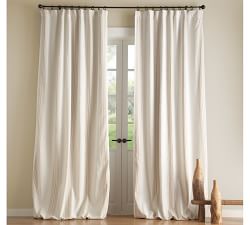 Riviera Striped Linen Cotton Curtain