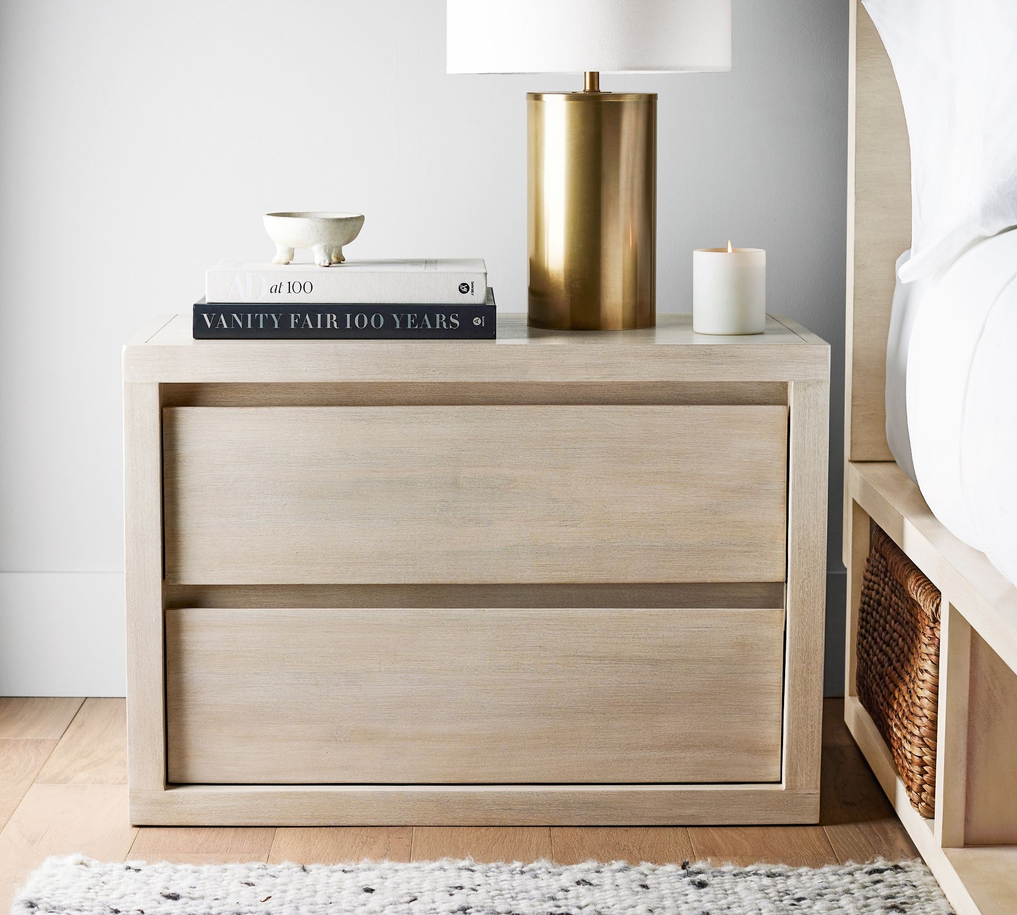 Cayman Wide Nightstand (33")