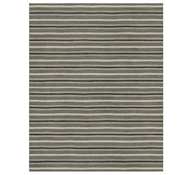 Oda Striped Dhurrie Rug | Pottery Barn