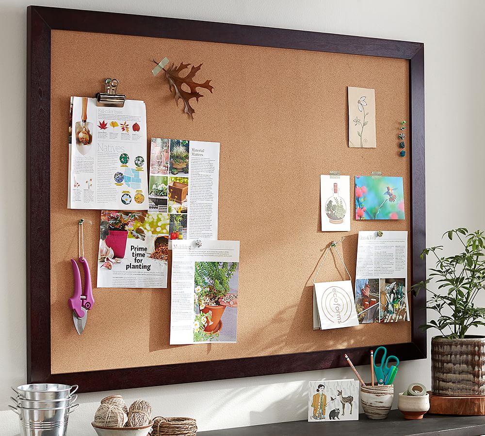 Wooden Framed Corkboard