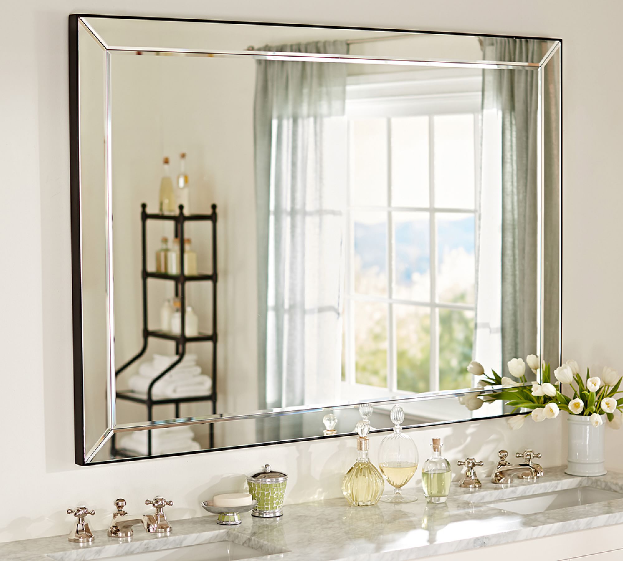 Astor Double Wide Rectangular Mirror