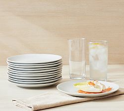 Caterer's Box Coupe Porcelain Salad Plates - Set of 12