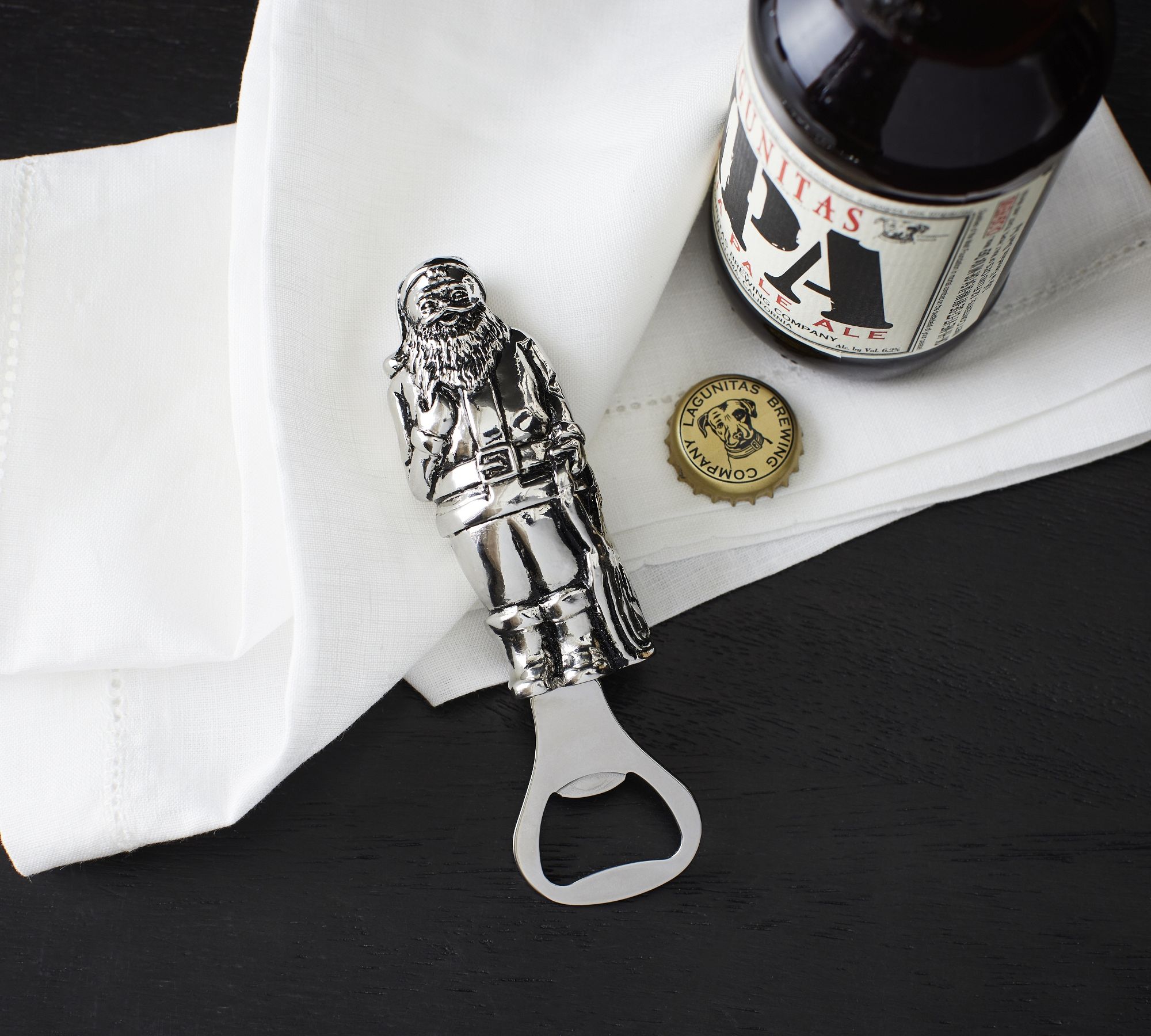 Santa Claus Stainless Steel Bottle Opener