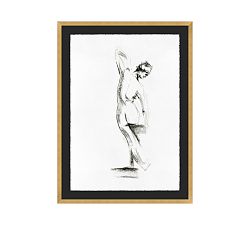 Contrapposto Figure Framed Print