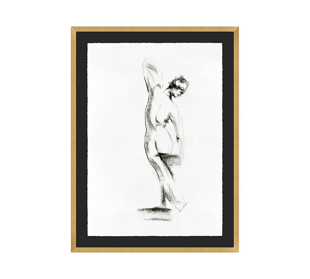 Contrapposto Figure Framed Print