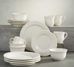 Emma Beaded Stoneware Dinnerware Sets