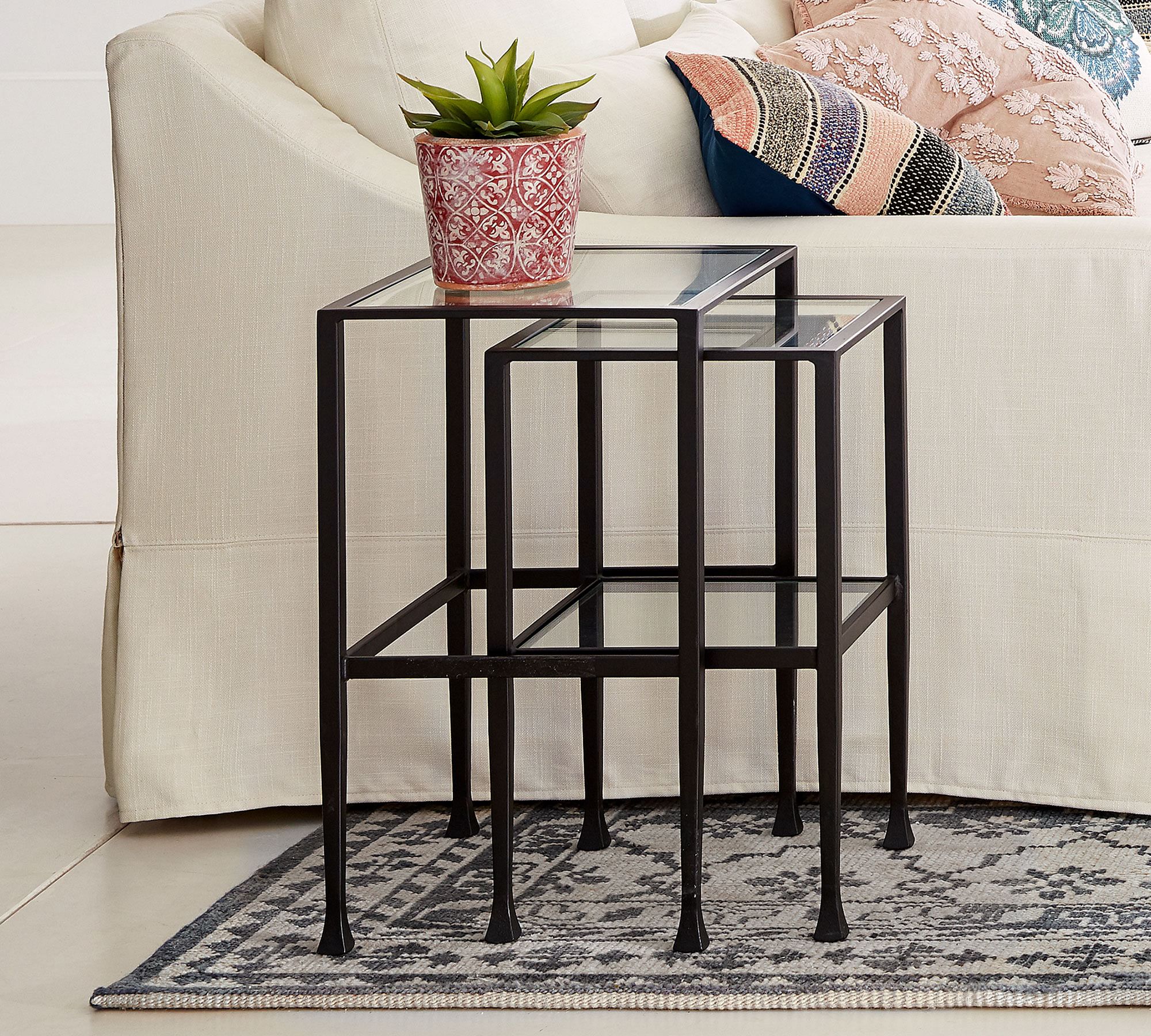 Tanner Rectangular Nesting End Table (13")