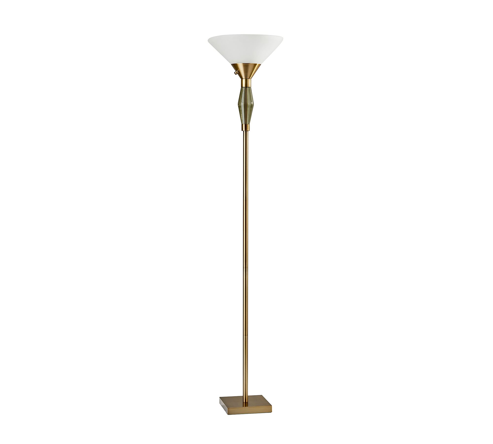 Clyde Torchiere Floor Lamp (71")