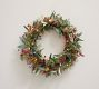 Lit Faux Eucalyptus and Berry Wreath &amp; Garland