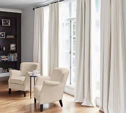 Riviera Striped Linen Cotton Curtain