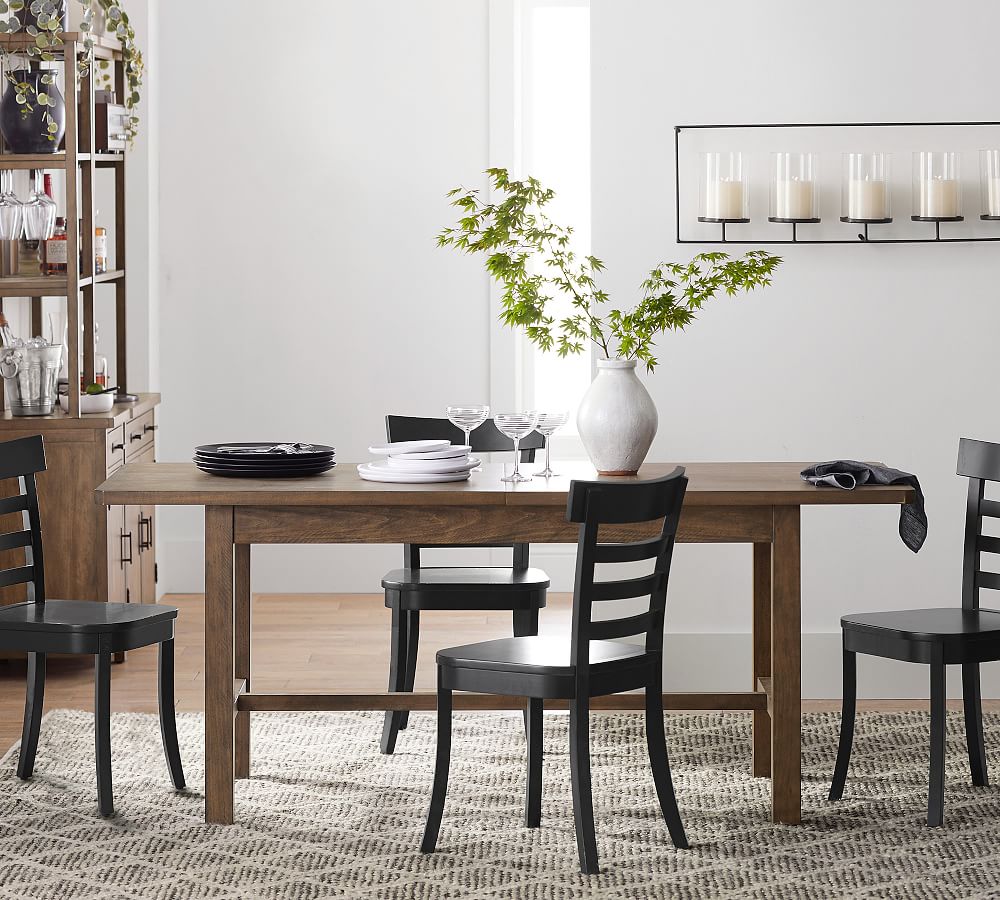 Mateo Extending Dining Table (73"-91") | Pottery Barn
