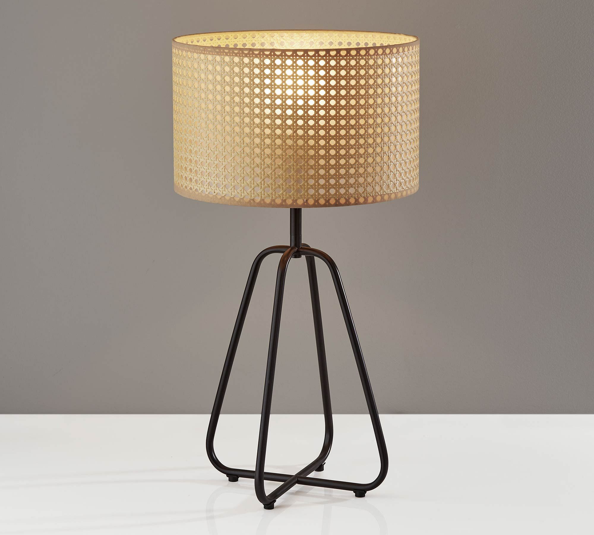 Abacus Cane Table Lamp (25")