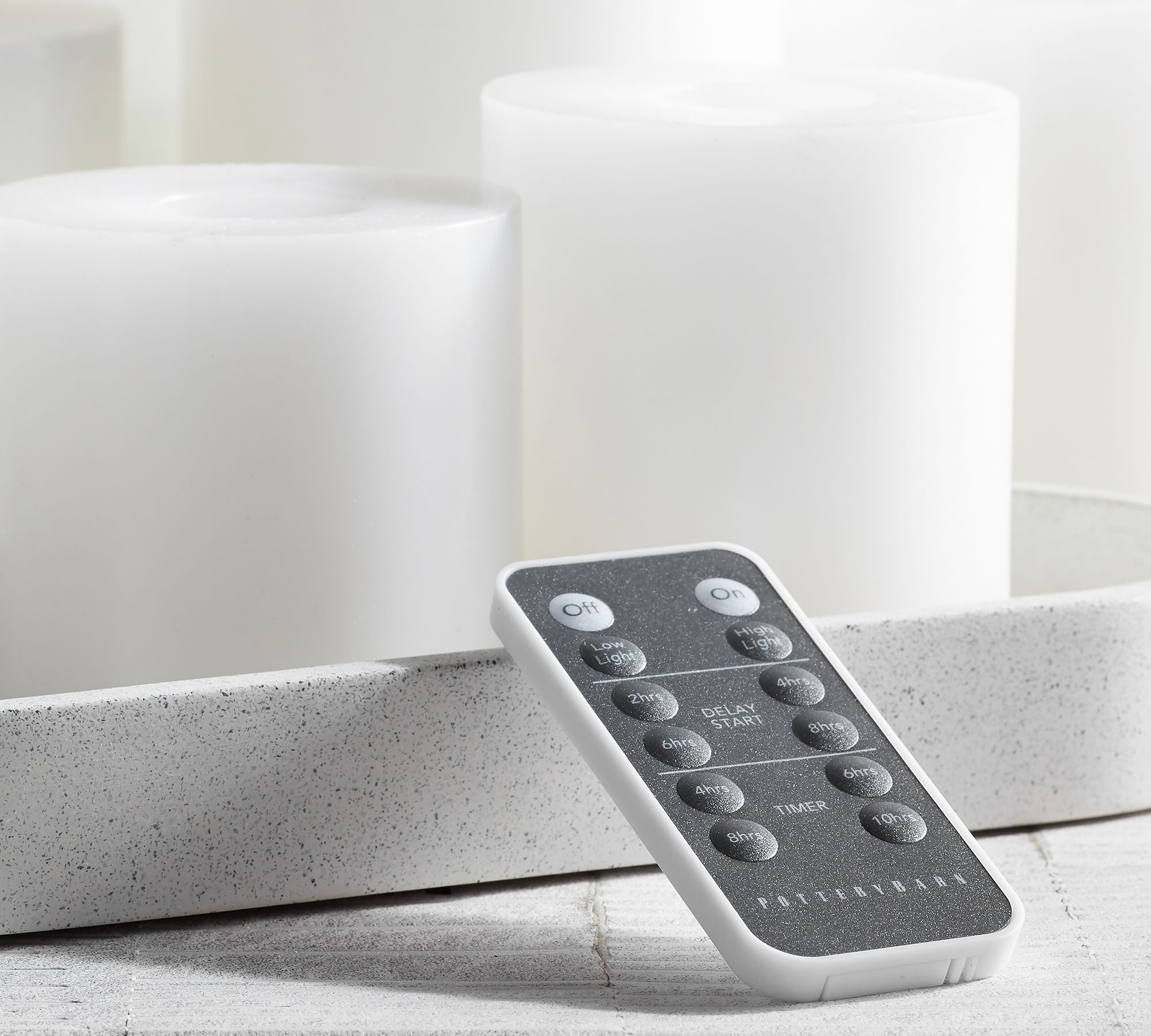 Standard Flickering Flameless Candle Remote Control