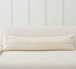 Layla Textured Lumbar Pillow Cover