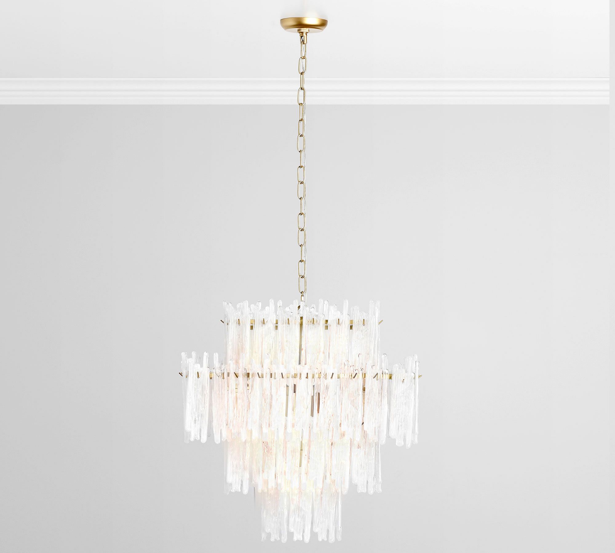 Iris Glass Chandelier (24")