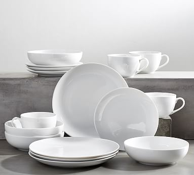 PB Classic Coupe 16 Piece Dinnerware Set Pottery Barn