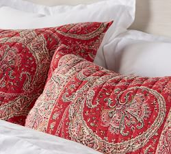 Sweeney Paisley Print Cotton Sham