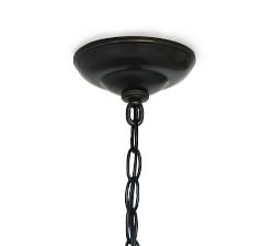 Hundi Metal &amp; Glass Pendant (15&quot;)