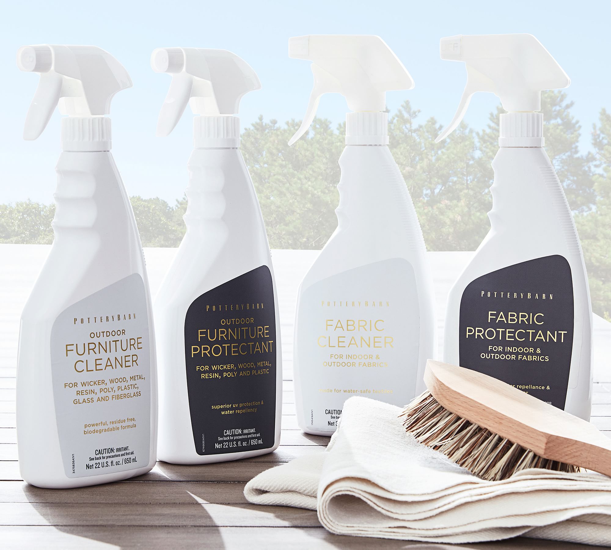 Outdoor Furniture and Fabric Cleaner & Protectant Sets