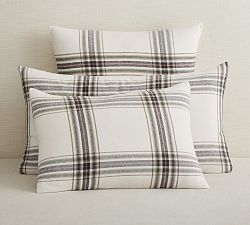 Logan Plaid Organic Cotton Flannel Sham