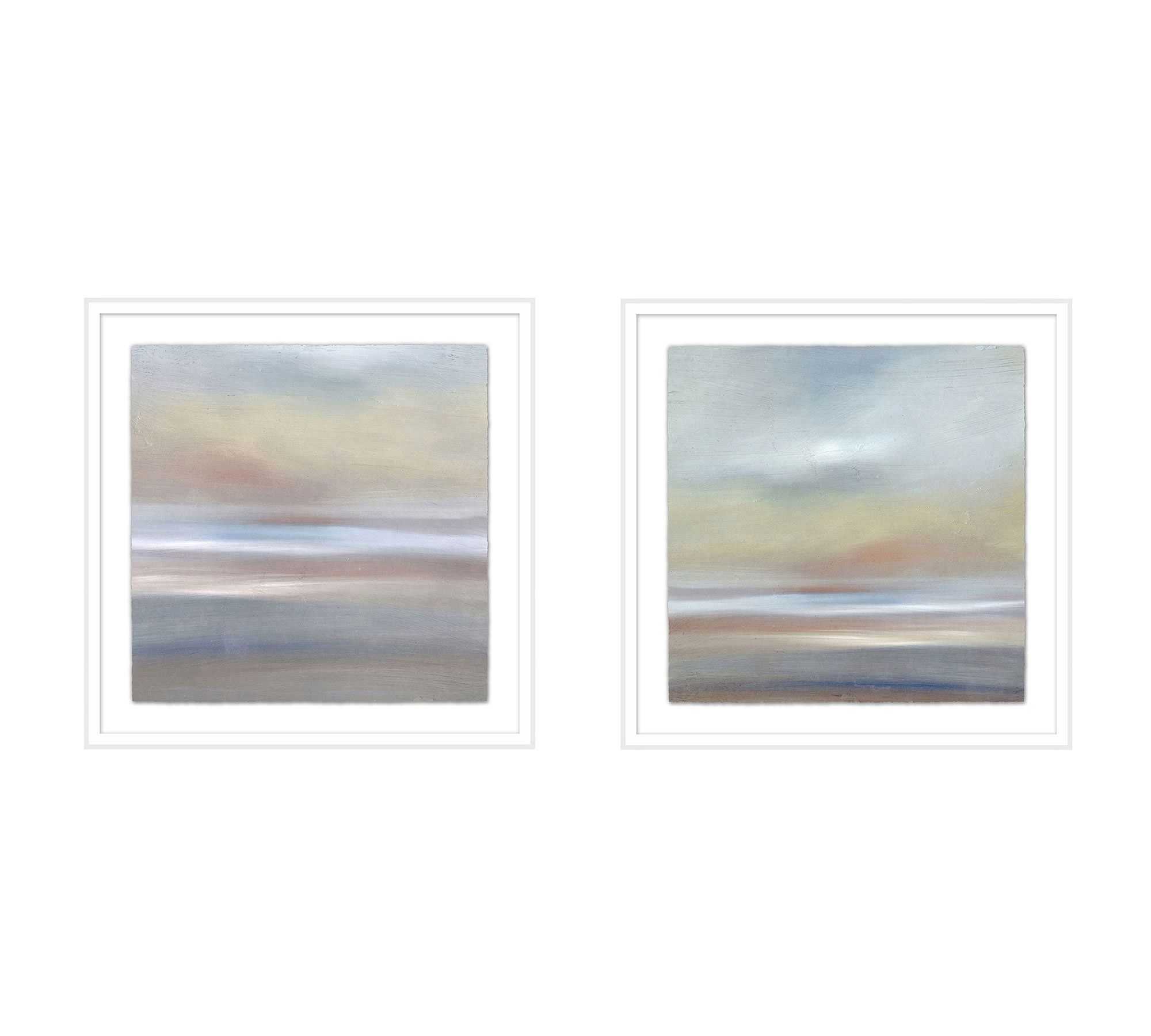 Soft Sunset Framed Canvas