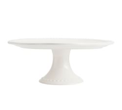 Emma Beaded Stoneware Cake Stand