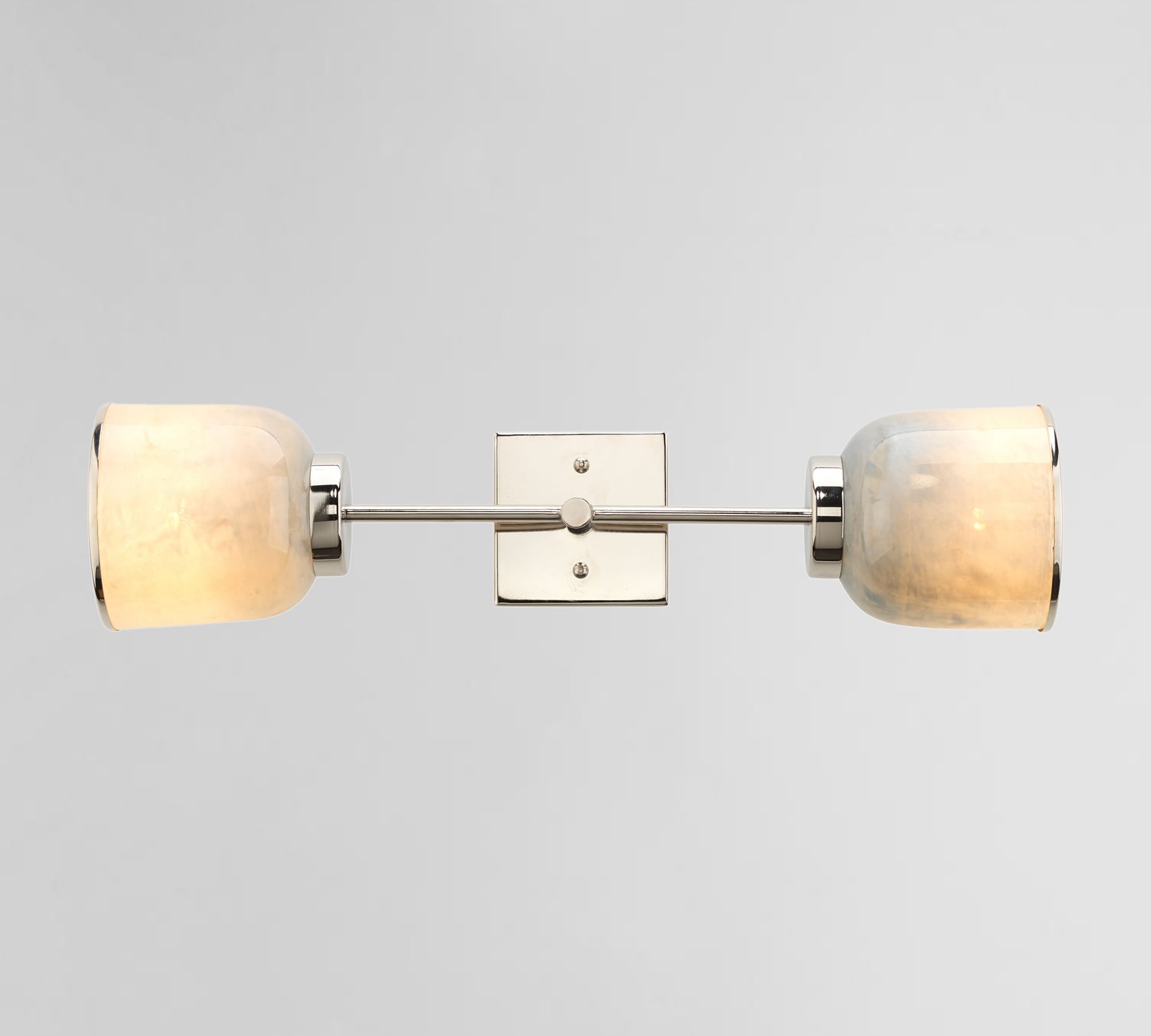 Lancaster Hand Blown Double Sconce (25'')