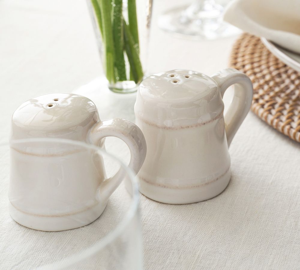 Cambria Stoneware Salt &amp; Pepper Shakers