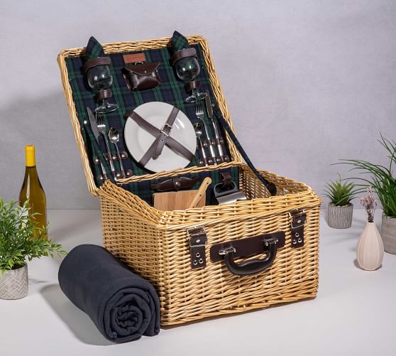 Offers Pottery Barn Classic Woven Picnic Basket