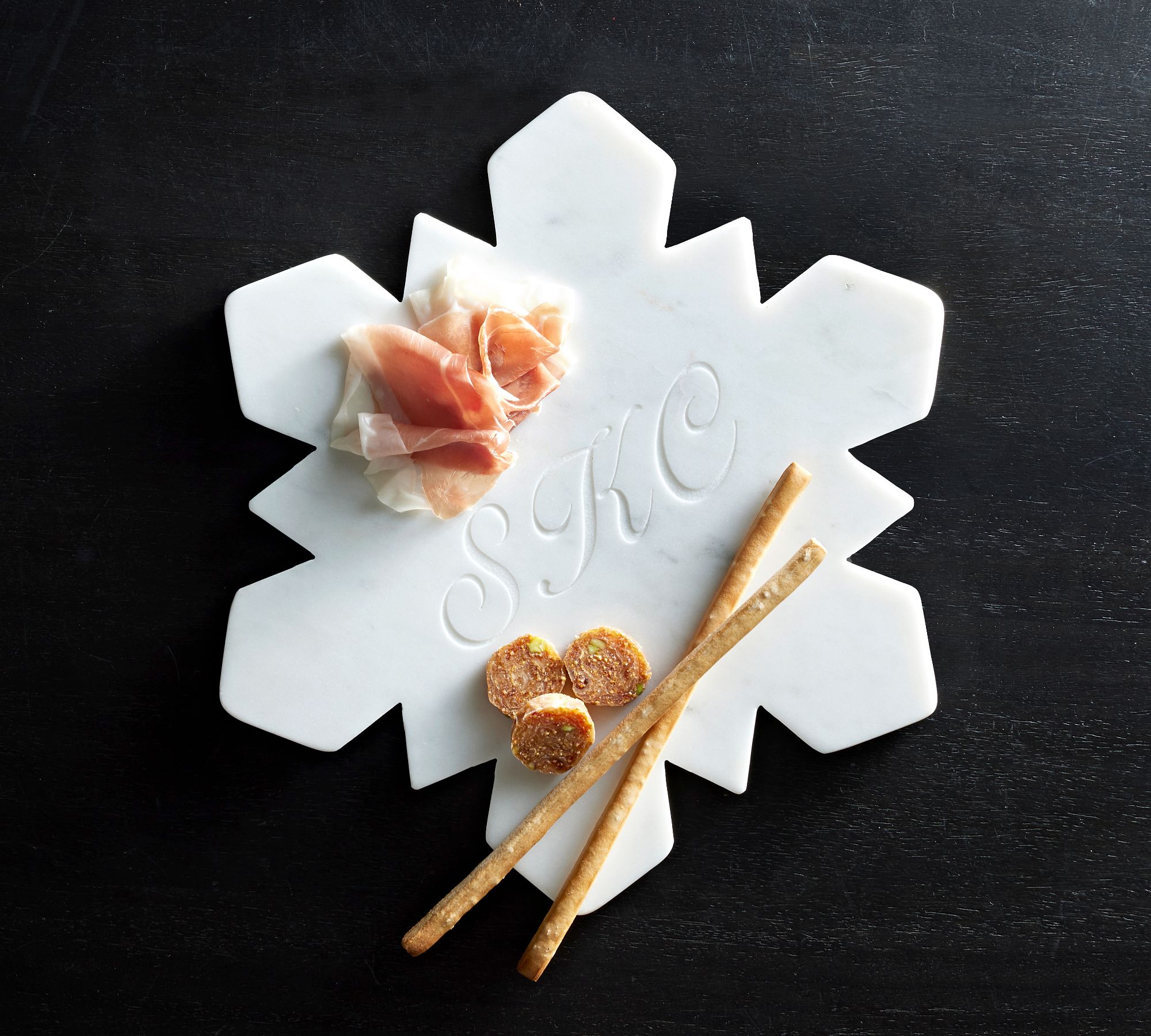 Marble Snowflake Cheese Board