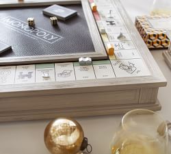 Wooden Monopoly Board Game - Luxury Edition