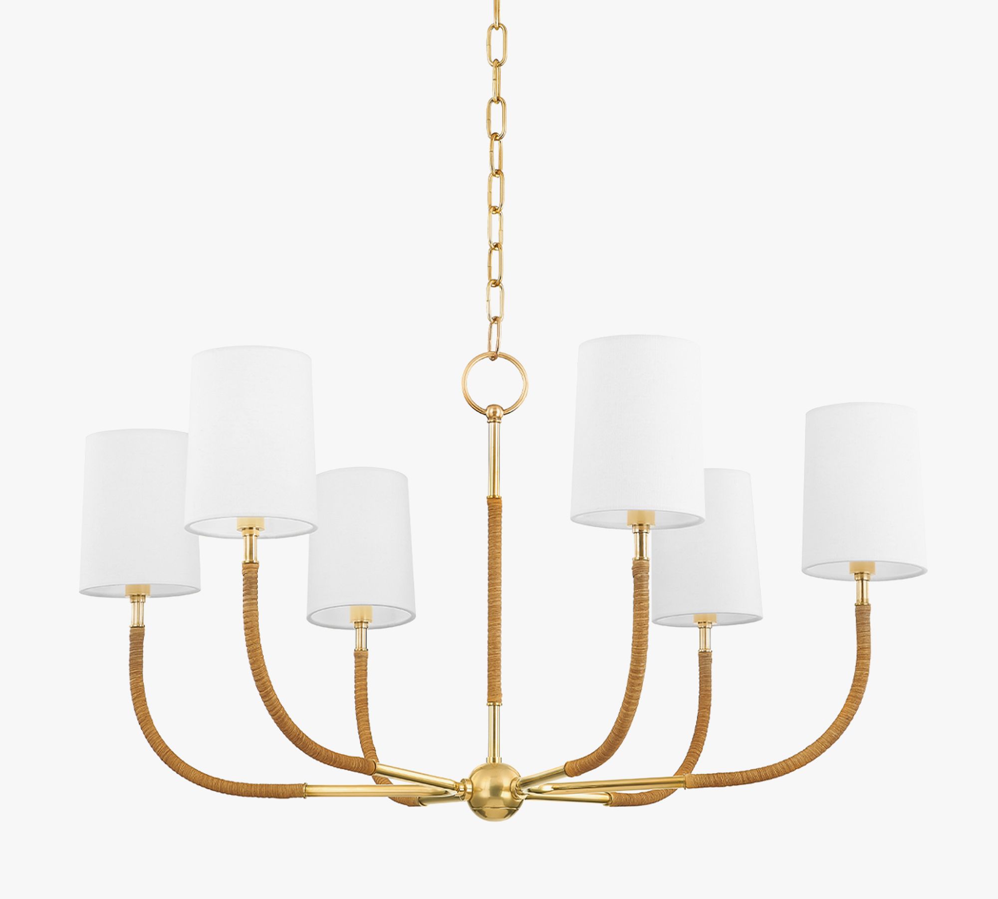 Ward Metal Chandelier (34")