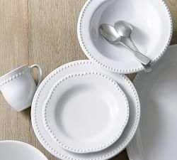 Emma Beaded Stoneware Dinnerware Sets