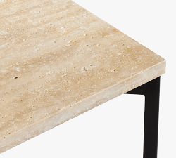 Lennox Square Travertine Coffee Table (31.5&quot;)