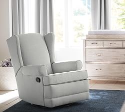 PB Wingback Manual &amp; Power Swivel Glider Recliner