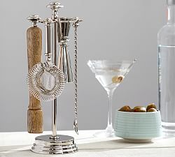 Pottery Barn Harrison 5-Piece Bar Tool Set
