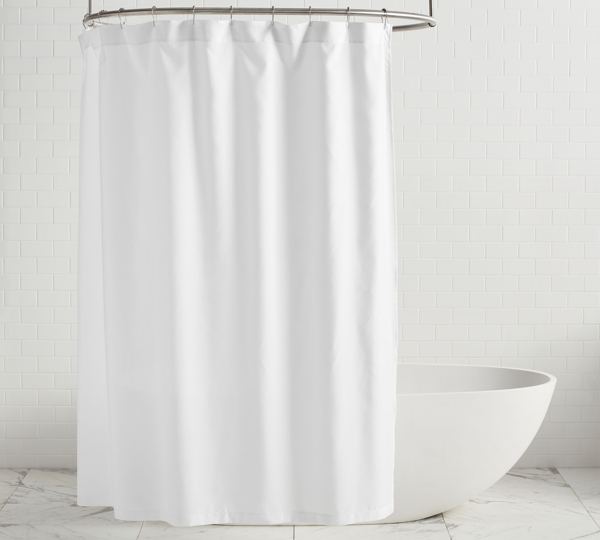 Retreat Fabric Shower Curtain Liner