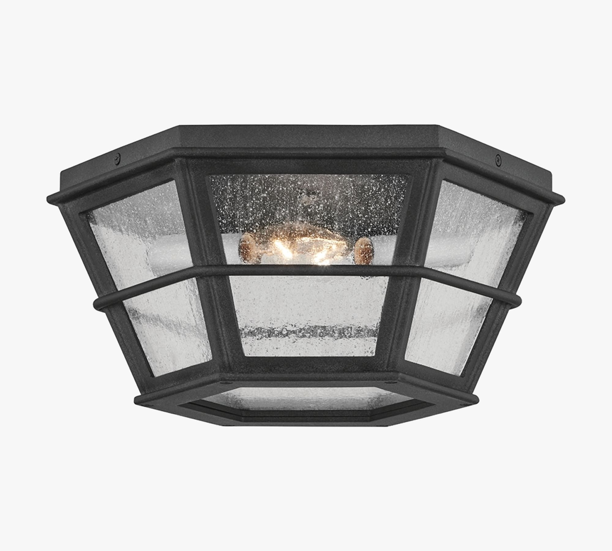 Phil Outdoor Iron Flush Mount