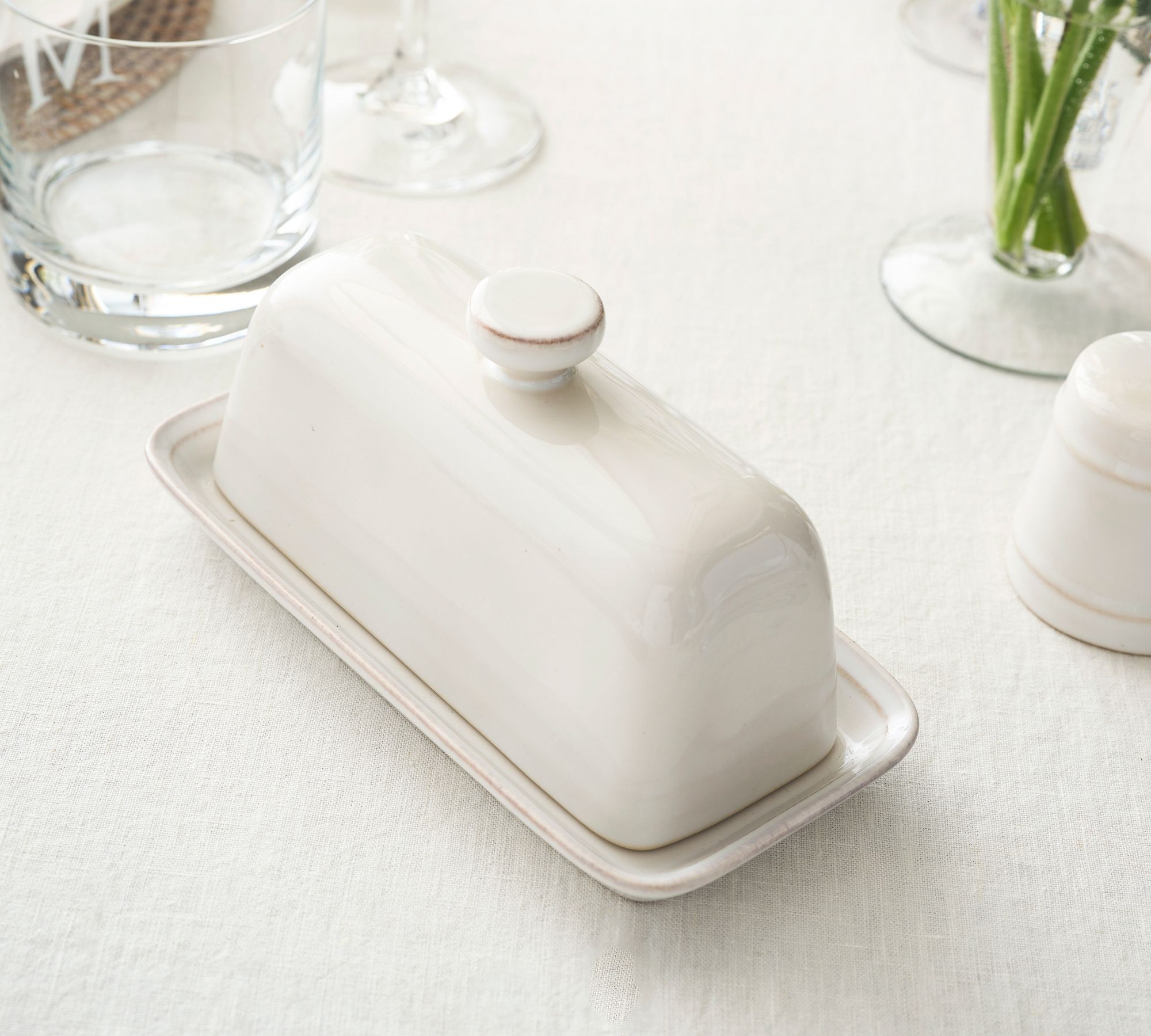 Cambria Stoneware Butter Dish