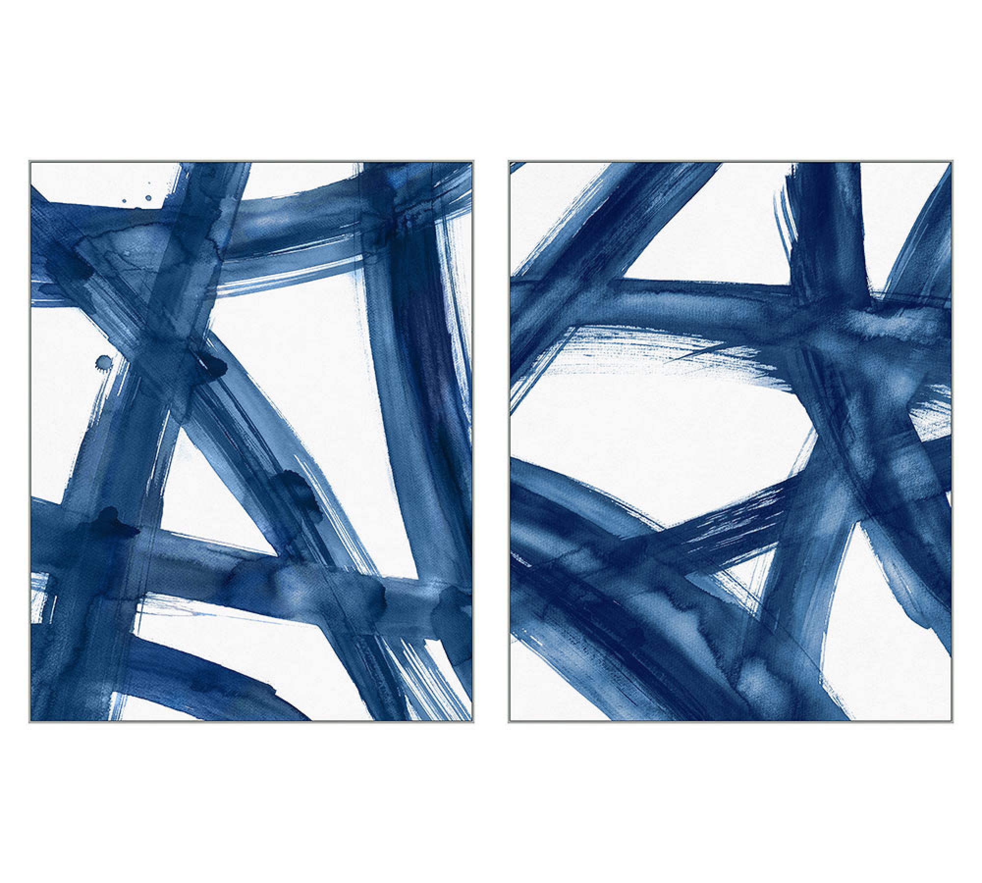 Blue Expression Canvases