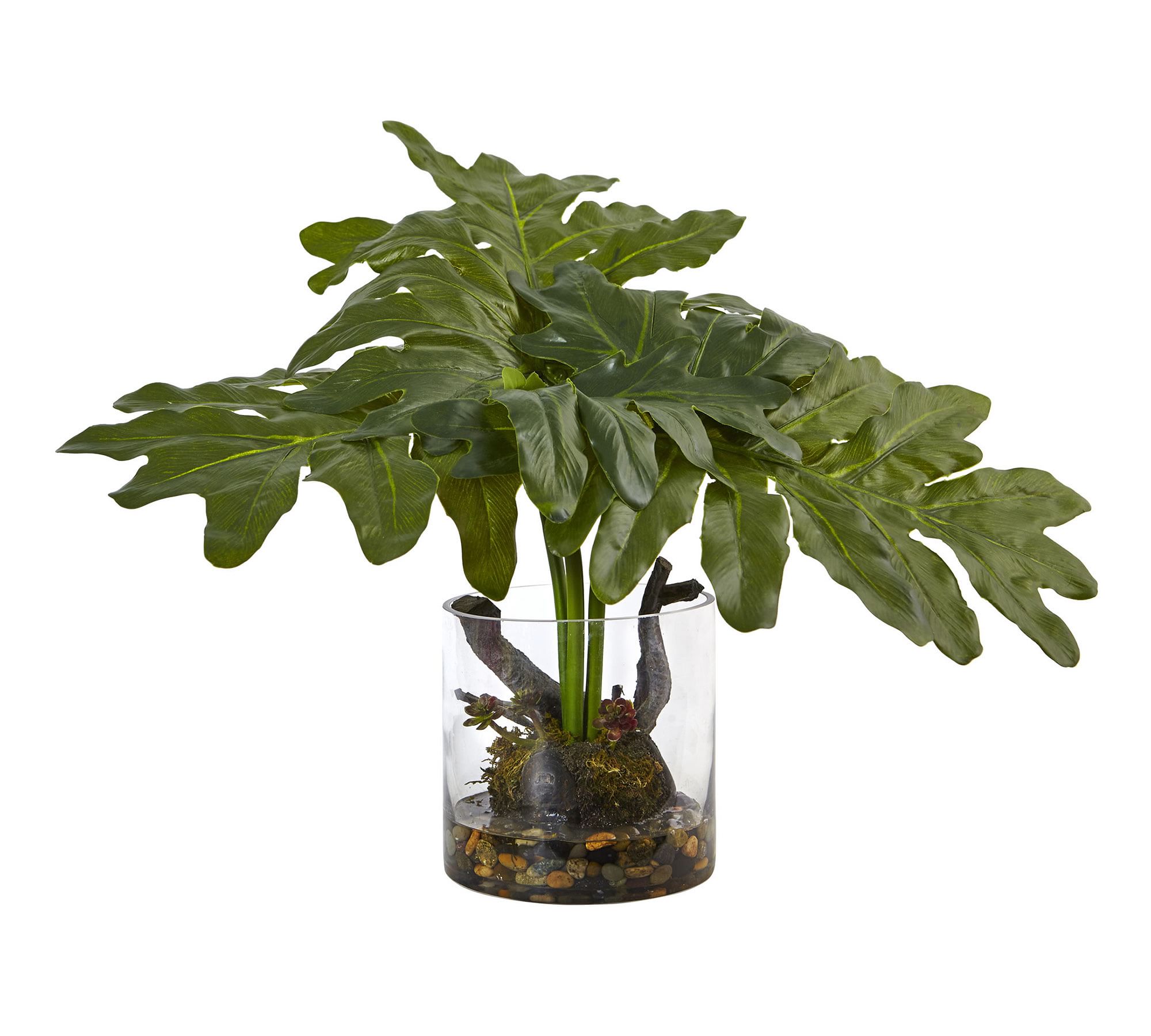 Faux Potted Philodendron Arrangement