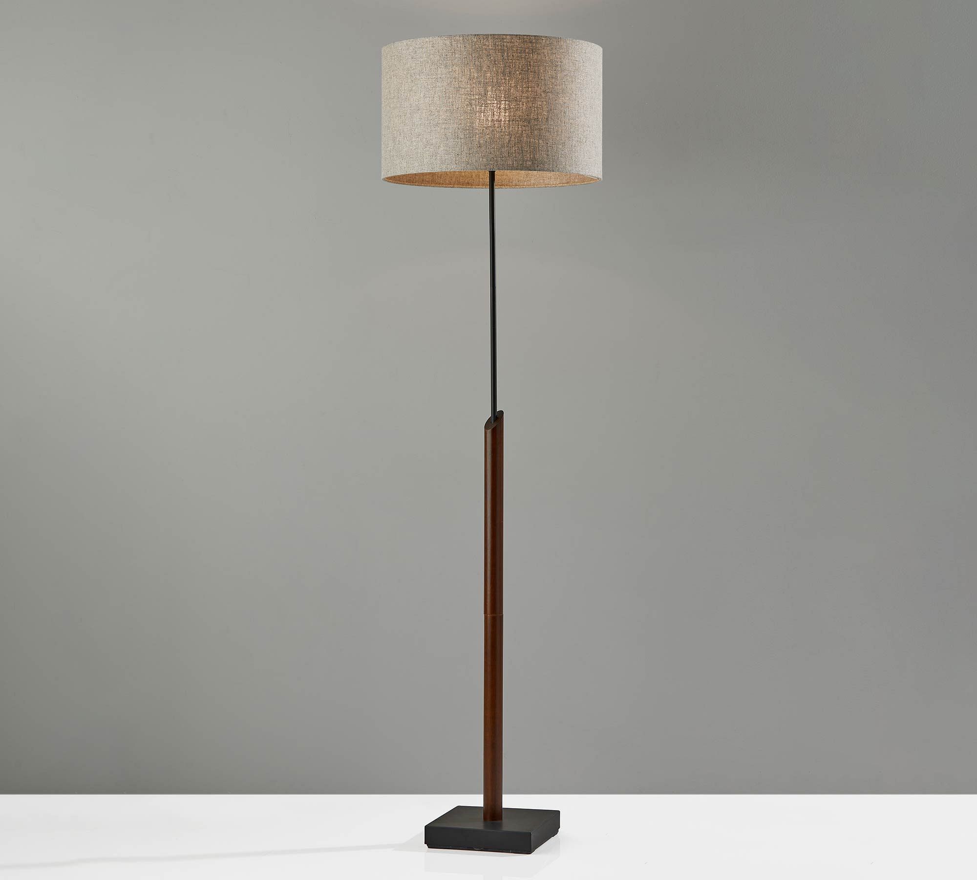 Cornelius Wood Floor Lamp (53")