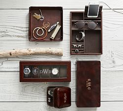 Saddle Leather Accessories Collection - Chocolate