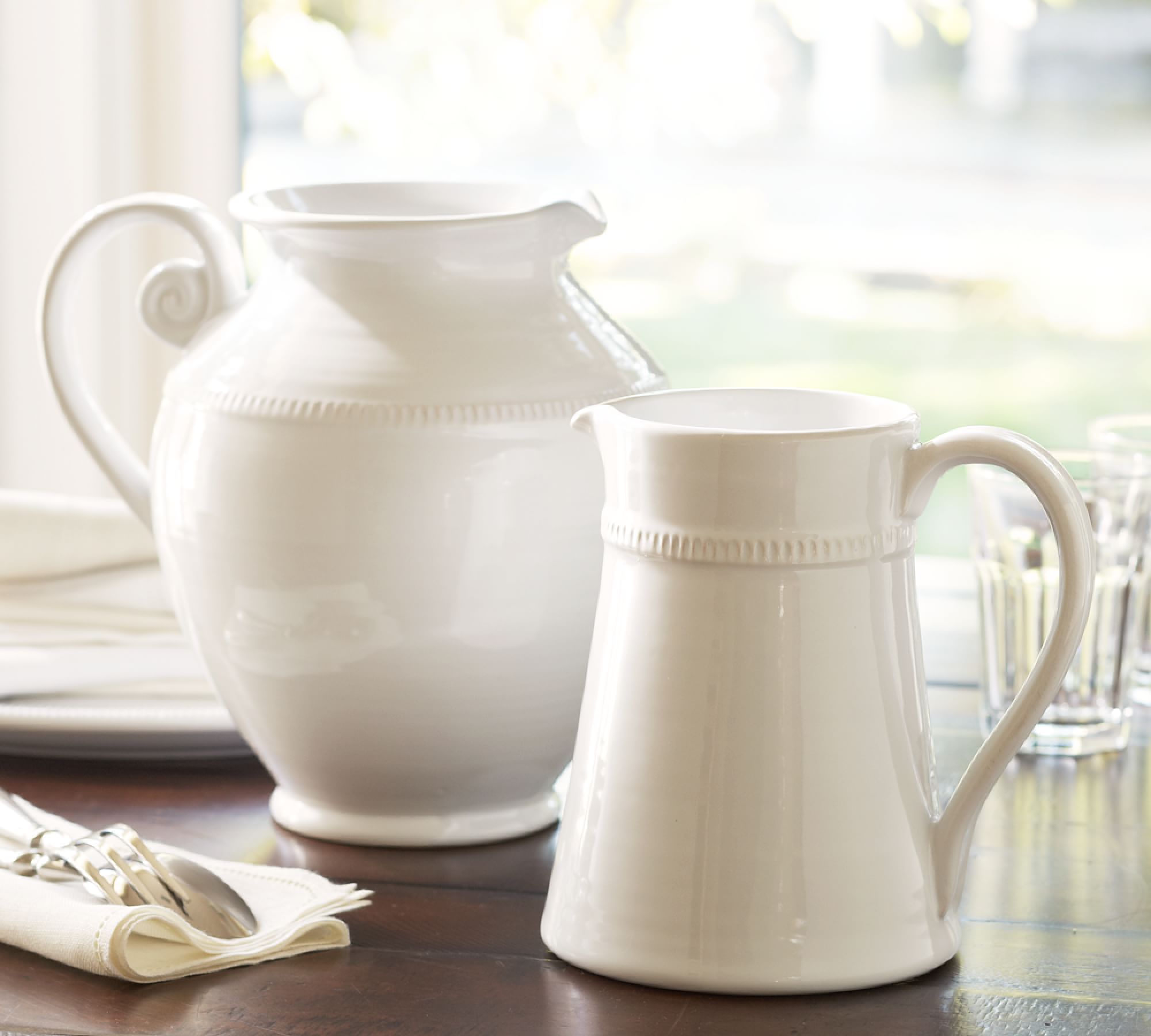 Gabriella Stoneware Pitcher