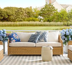 Westport Wicker Outdoor Sofa (82&quot;)