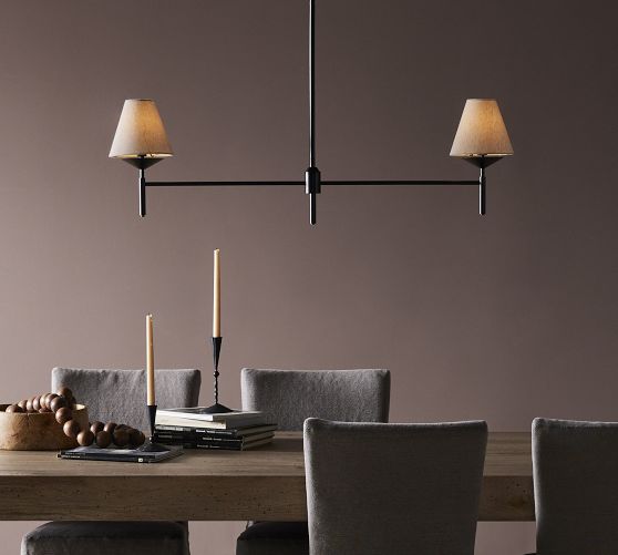 Bramble Metal Linear Chandelier (48") Pottery Barn