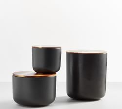 Mason Stoneware Canisters